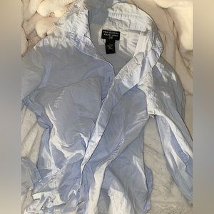 ralph lauren baby blue button up | size small